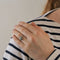 Bague Bague style Art Déco platine et diamants 58 Facettes DV1248-2