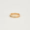 Bague Bague Alliance demi-tour diamants sertis sur or jaune 58 Facettes DV2217-1