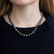 Collier Collier de perles grise de Tahiti. Fermoir en or jaune. 58 Facettes DV2336-1