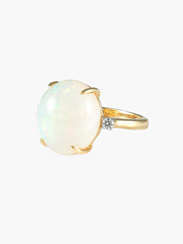 Bague Bague cabochon d'opale 58 Facettes 429