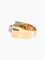 Bague 49 Bague Tank des années 40 en or jaune et platine 58 Facettes 419