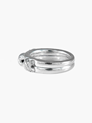 Bague CHAUMET bague "Liens 3 Croisés" en or blanc 58 Facettes 381