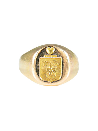 Bague Bague Chevalière Armoriée 58 Facettes 433