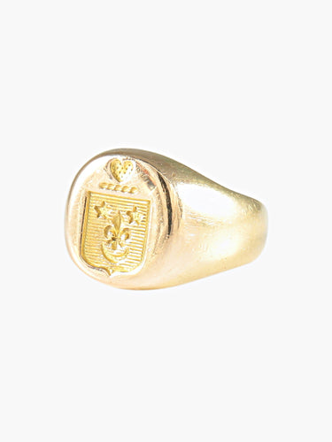 Bague Bague Chevalière Armoriée 58 Facettes 433