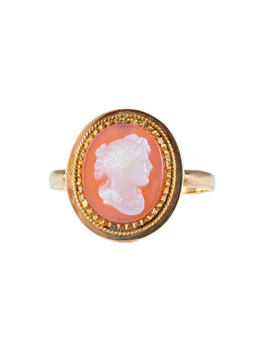 Bague Bague Camée cornaline 58 Facettes 424