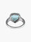 Bague Bague COEUR topaze et argent 58 Facettes 216