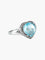 Bague Bague COEUR topaze et argent 58 Facettes 216