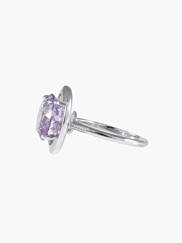 Bague MAUBOUSSIN "Vraiment Jolie mon Amour" améthyste sur or blanc 58 Facettes 363