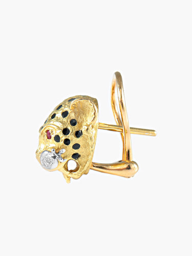 Boucles d'oreilles Boucles d’oreilles Panthères or jaune 58 Facettes 330