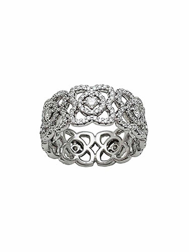 Bague 55 Bague De Beers, "Enchanted Lotus", or blanc, diamants. 58 Facettes 30583