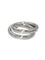 Bague Bague de la maison Hermès collection Vertige en argent 58 Facettes 0