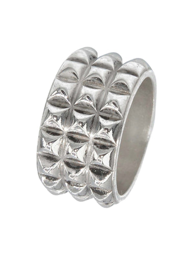 Bague 51 Bague Hermès, "Espionne", argent. 58 Facettes 30335