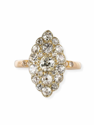 Bague 64 Bague marquise diamants ancienne 58 Facettes 19-622-56