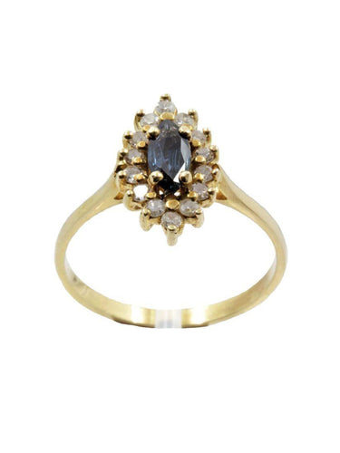 Bague 53 Bague spinelle et diamants 58 Facettes 28551