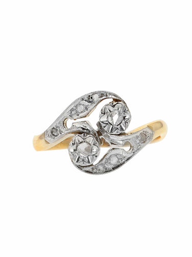 Bague 55 Bague ancienne de la Belle époque diamants 58 Facettes 19-523A-52