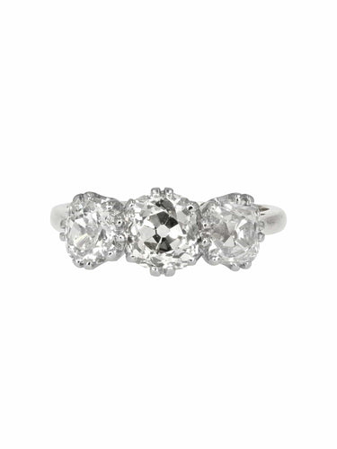 Bague 50 Bague ancienne jarretière de diamants 58 Facettes 21-002-48