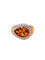 Bague Bague Citrine Art Deco 58 Facettes
