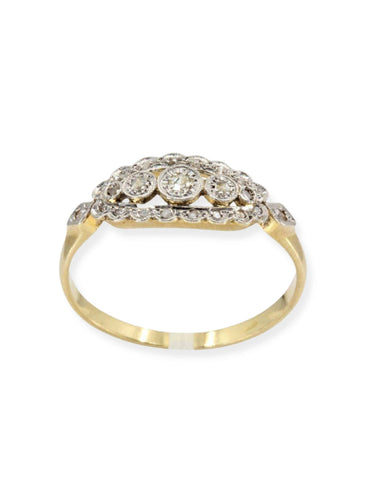 Bague BAGUE DIAMANTS ART-NOUVEAU 58 Facettes 040301