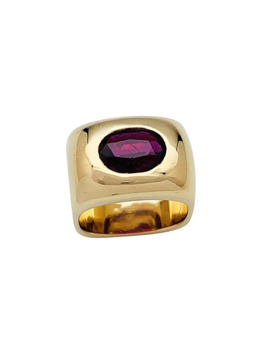 Bague 47 Bague Dinh Van, "Margot", or jaune et rubis 58 Facettes 30467