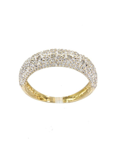Bague 50.5 BAGUE JONC DIAMANTÉ 58 Facettes 039051