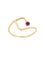 Bague 53 BAGUE MODERNE RUBIS 58 Facettes 042341