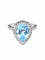 Bague BAGUE MODERNE TOPAZE, SAPHIRS ET DIAMANTS 58 Facettes 040291