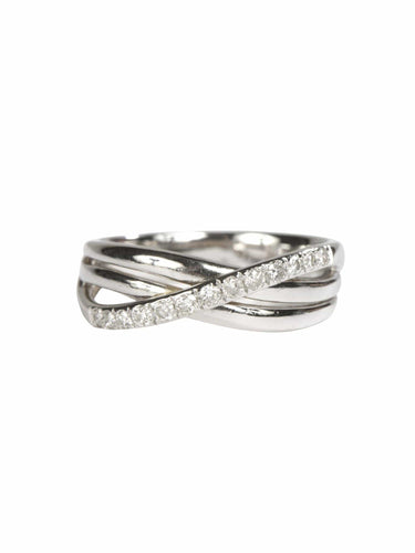 Bague 53 Bague Or blanc Diamant 58 Facettes 05626CD