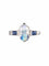 Bague 53 Bague pierre de lune et saphirs 58 Facettes 17-314-53-1