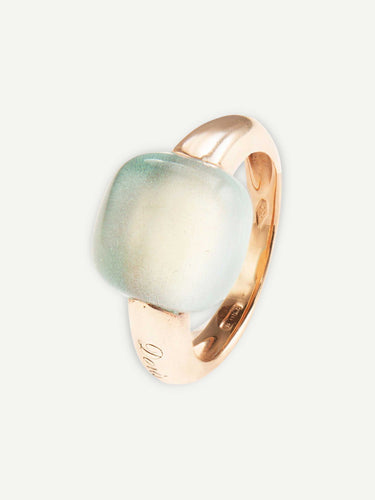 Bague 55 Bague Pomellato Topaze bleue 58 Facettes