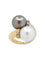 Bague BAGUE TOI ET MOI PERLES ET DIAMANTS 58 Facettes 039241