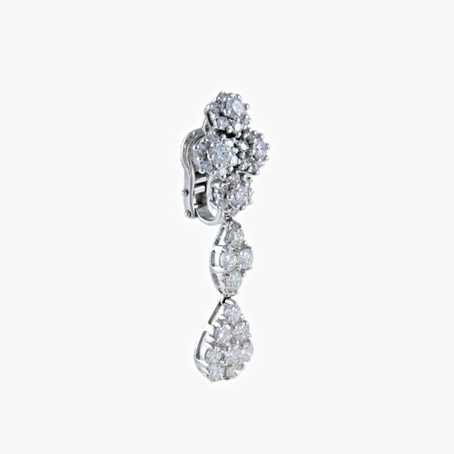 Boucles d'oreilles Clips d'oreilles ANDREOLI Diamants 58 Facettes