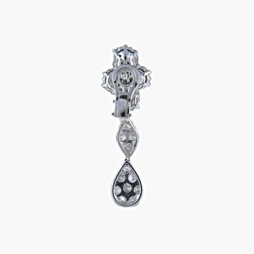 Boucles d'oreilles Clips d'oreilles ANDREOLI Diamants 58 Facettes