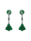 Boucles d'oreilles Boucles d'oreilles "Bouddha" en or blanc, jadéite et diamants. 58 Facettes 8188