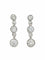 Boucles d'oreilles Boucles d'oreilles pendantes en or blanc et diamants. 58 Facettes 30143