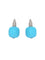 Boucles d'oreilles Boucles d'oreilles Pomellato modèle Capri en or gris et turquoise 58 Facettes