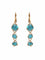 Boucles d'oreilles Boucles d'oreilles Pomellato modèle Capri topaze bleue et turquoise 58 Facettes
