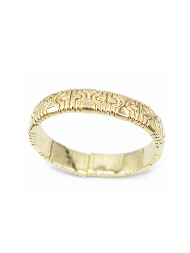 Bracelet Bracelet jonc or jaune Bvlgari collection Parentesi 58 Facettes 0