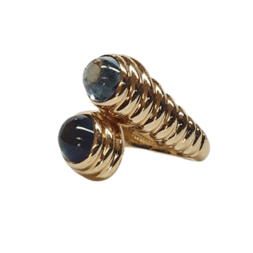 Bague 50 Bague Bvlgari Doppio 58 Facettes BUL-RI-DOP-YG-BT