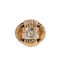 Bague Bague Tank en or rose et diamant taille ancienne 0,12ct 58 Facettes 27639