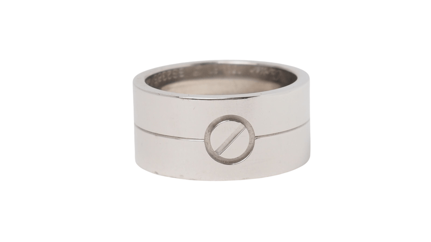 Bague 67 CARTIER - Bague "Love" Or blanc 58 Facettes 29943