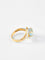Bague 51 Bague or jaune et Aigue-Marine 58 Facettes 574