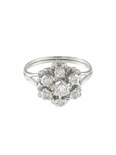 Bague Bague Fleurs ancienne 58 Facettes 915