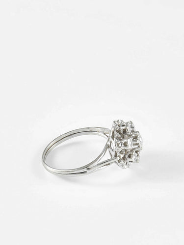 Bague Bague Fleurs ancienne 58 Facettes 915