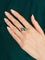 Bague 58 Bague Toi & Moi or gris, diamants et perles de culture de Tahiti 58 Facettes 189