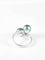 Bague 58 Bague Toi & Moi or gris, diamants et perles de culture de Tahiti 58 Facettes 189