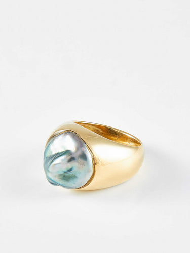 Bague Bague Baroque perle de Tahiti 58 Facettes 930
