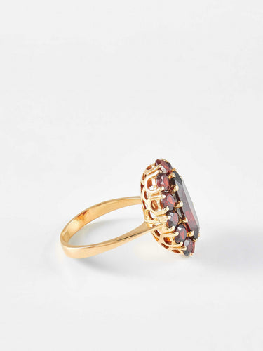 Bague 56 Bague Vintage grenats 58 Facettes 735