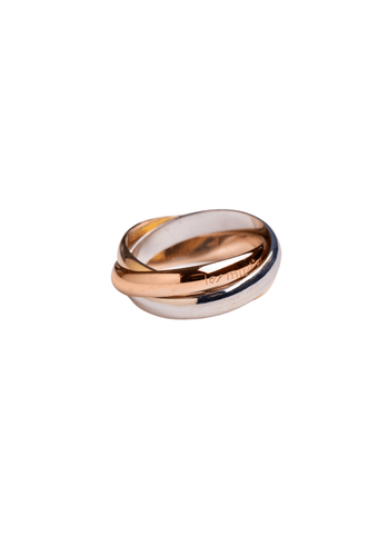 Bague 53 Bague CARTIER Trinity "Les Must de Cartier" 3 Ors 750/1000 58 Facettes 64635-61120