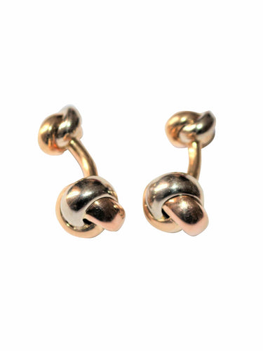 Boutons de manchette CARTIER, boutons de manchettes TRINITY 58 Facettes 386