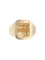 Bague 50 Chevalière armoiriée or jaune 58 Facettes 20-513-46